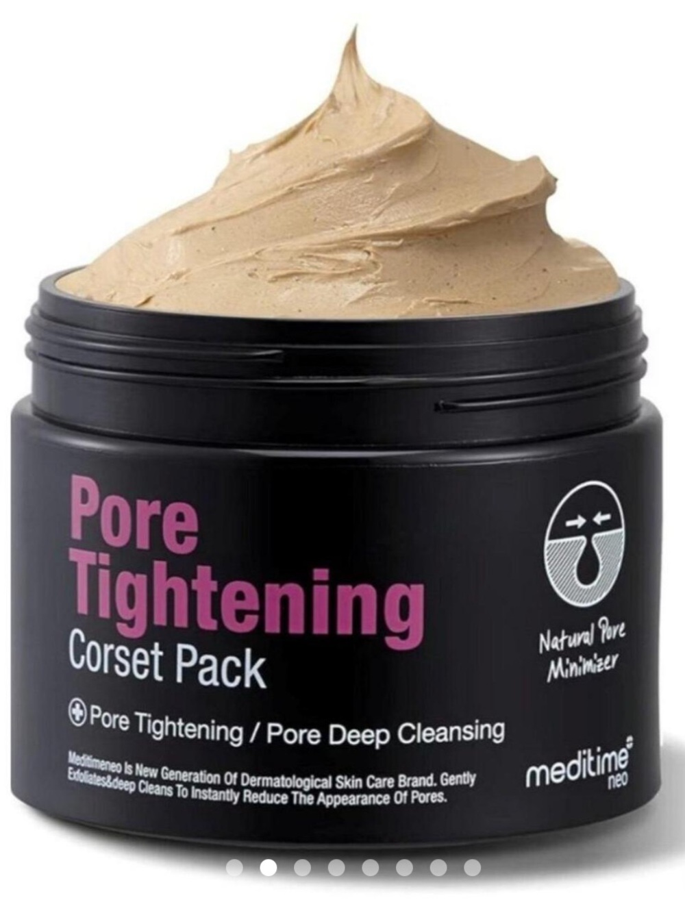Meditime Pore Tightening Corset Pack Highly Rated Korean Clay Mask NIB